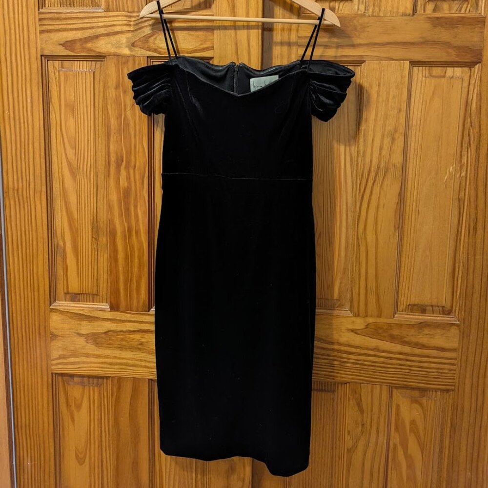 Black Velvet Nicole Miller Dress size 8